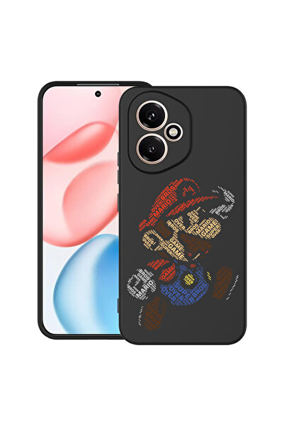 bestcase Carcasă ultra subțire TPU pentru Honor 400, caligrafie Super Mario, ...