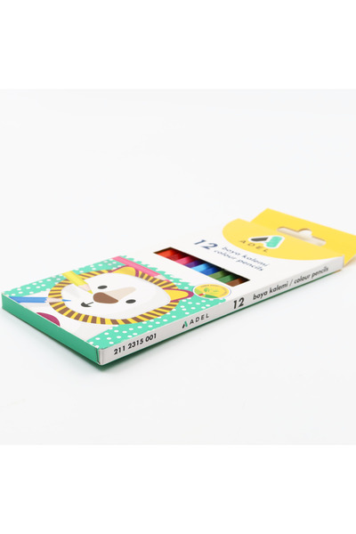 Adel 12 Full Size Dry Crayons