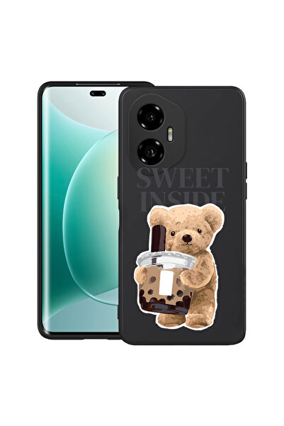 bestcase Carcasă ultra subțire TPU pentru Honor 300, model ursuleț de pluș du...