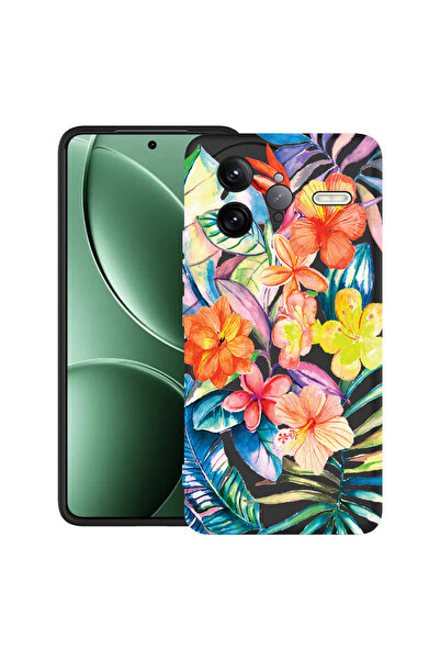 bestcase Carcasă ultra subțire TPU Mat pentru Poco F7 Ultra, flori topice, 20...