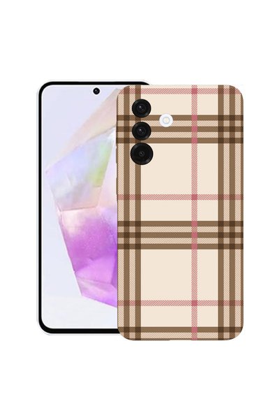bestcase TPU Mat Ultra Slim Case For Samsung Galaxy S25 FE, Plaid, 2052001 B 903