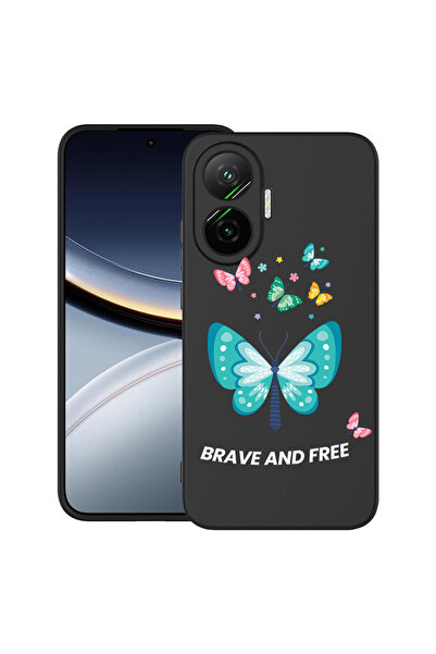 bestcase Carcasă ultra subțire TPU Mat pentru Poco F7, fluturi, 2052009 B 1847