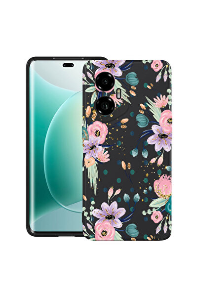 bestcase Carcasă ultra subțire TPU pentru Honor 300, Colecția Flowers, 205201...