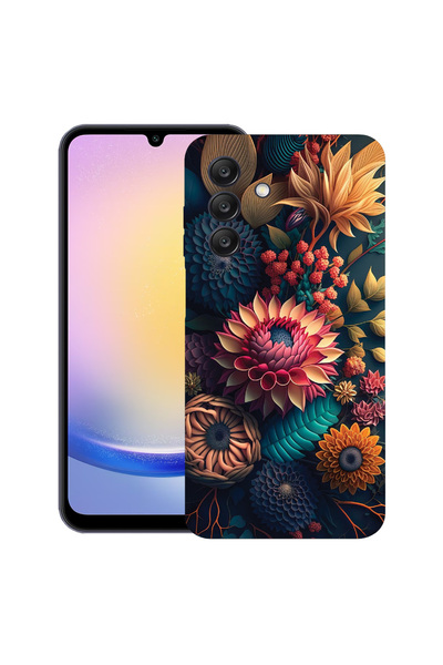 bestcase Carcasă ultra subțire TPU pentru Samsung Galaxy M56, flori colorate,...