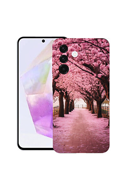 bestcase Θήκη TPU εξαιρετικά λεπτή για Samsung Galaxy S25 FE, άνθη κερασιάς, ...