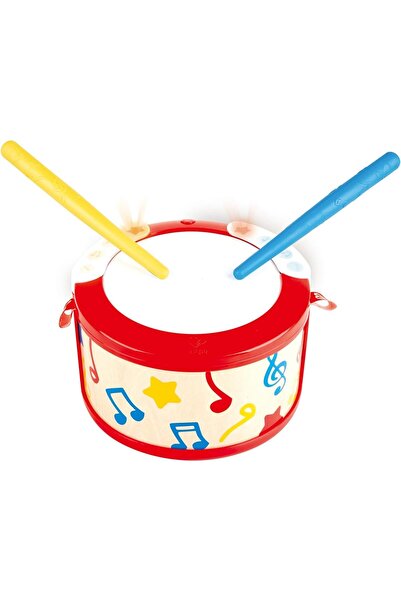 Hape Electronic Kids Drum with Lights & Guided Play | 2 Play Modes Drum Sensory Musical Instrument T