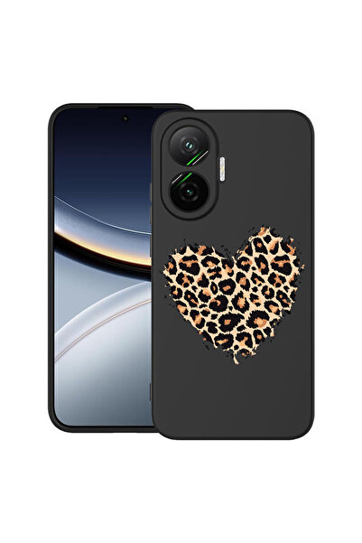 bestcase Carcasă ultra subțire TPU pentru Poco F7, cu imprimeu de inimă de le...