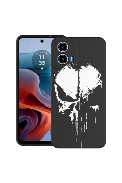bestcase Carcasă ultra subțire din TPU pentru Motorola Moto G45, Punisher, 20...