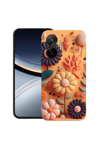 bestcase Carcasă ultra subțire TPU pentru Poco F7, Happy Flowers, 2052009 B 1149