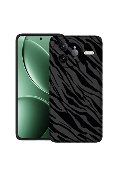 bestcase Carcasă ultra subțire TPU Mat pentru Poco F7 Ultra, model zebră, 2052010 B 1059