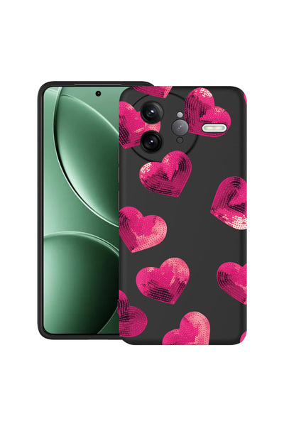 bestcase Carcasă ultra subțire TPU pentru Poco F7 Ultra, model cu inimă, 2052...