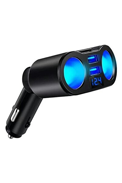 Aptel Car cigarette lighter adapter, 2xUSB, 12V, plastic, 13x7.5x3.2 cm