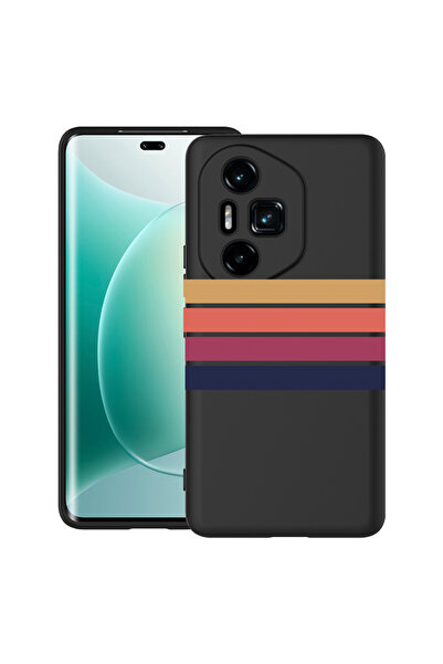 bestcase Carcasă ultra subțire din TPU pentru Honor 300 Pro / 300 Ultra, linii retro, 2052018 B 1479