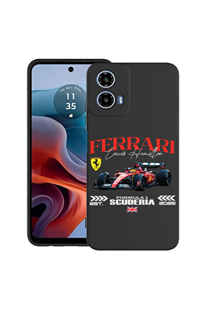 bestcase Carcasă ultra subțire din TPU pentru Motorola Moto G45, Ferrari Scud...
