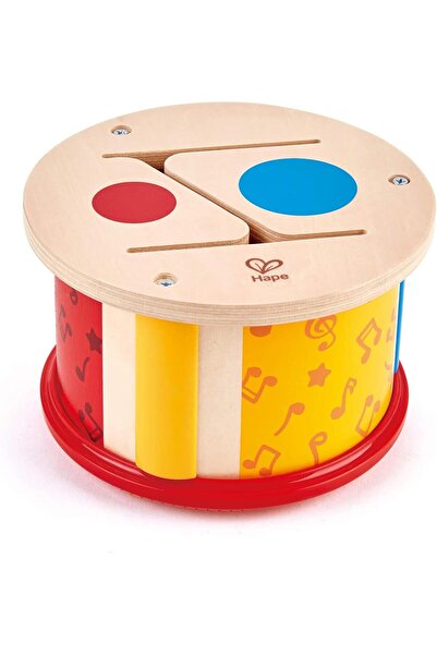 Hape Double-Sided Drum | Wooden Double-Side Musical Drum Instrument For Toddlers