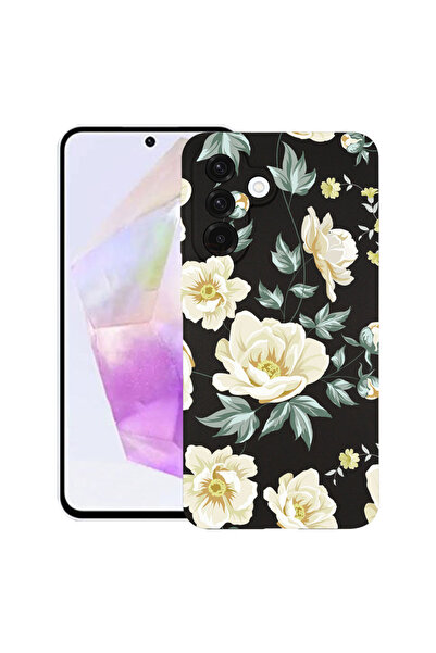 bestcase Ултра тънък TPU матов калъф за Samsung Galaxy S25 FE, цвят Цветя, 20...