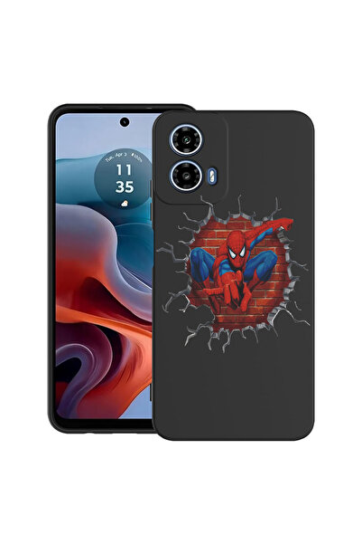bestcase Carcasă ultra subțire din TPU pentru Motorola Moto G45, SpiderMan, 2...