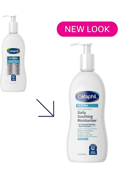 Cetaphil Restoraderm Soothing Moisturizing Lotion for Eczema-Prone Skin, 296 ml