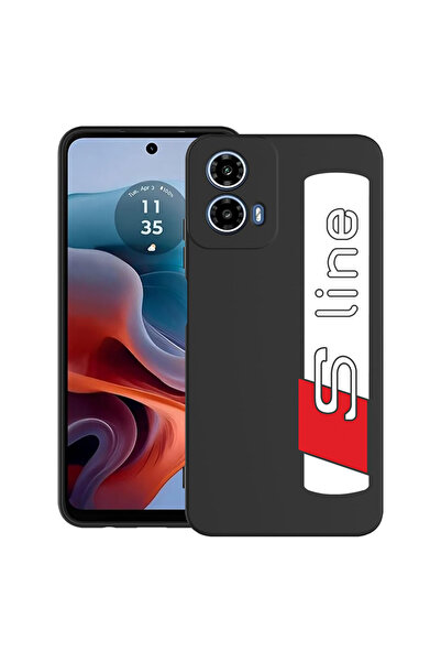 bestcase Carcasă ultra subțire din TPU pentru Motorola Moto G45, Audi S Line,...