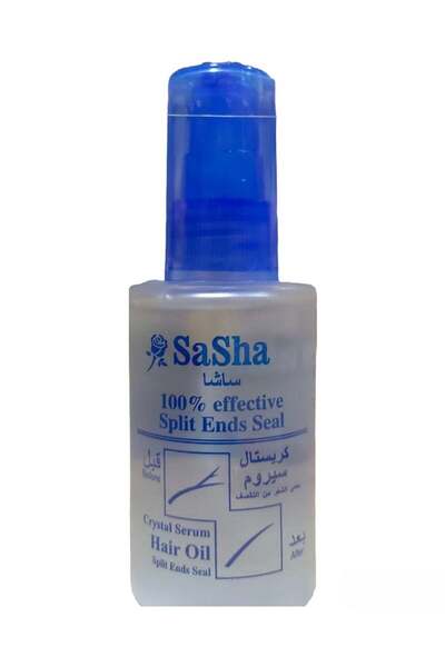 SASHA زيت الشعر سيروم كريستالي فعال 100% لمنع تقصف الأطراف 50 مل