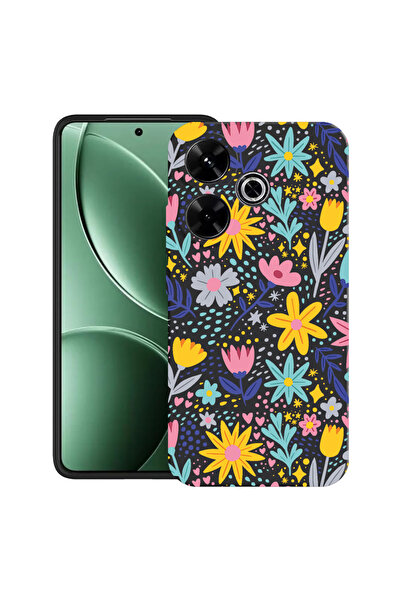 bestcase Carcasă ultra subțire TPU pentru Xiaomi Redmi 13x, flori mici, 20520...