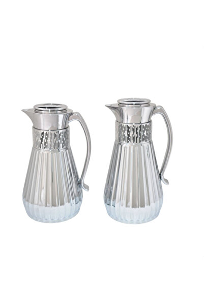 ALSAIF Azza Thermos Set Matte Nickel