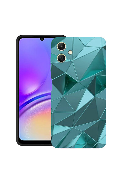 bestcase Carcasă ultra subțire TPU Mat pentru Samsung Galaxy M06, mozaic verd...