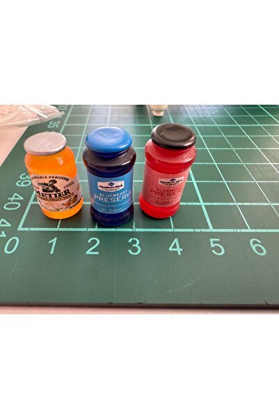 La Petite Boheme Minyatür Oyuncak Üçlü Kavanoz Seti