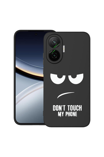 bestcase Θήκη TPU εξαιρετικά λεπτή για Poco F7, Μην αγγίζετε το τηλέφωνό μου,...