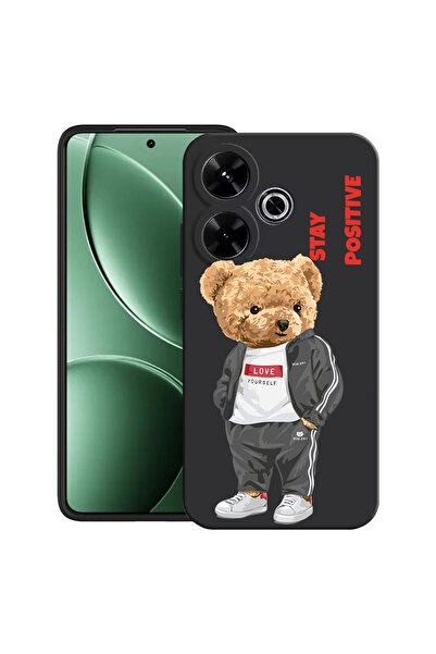 bestcase Carcasă ultra subțire TPU pentru Xiaomi Redmi 13x, Stay Positive - T...