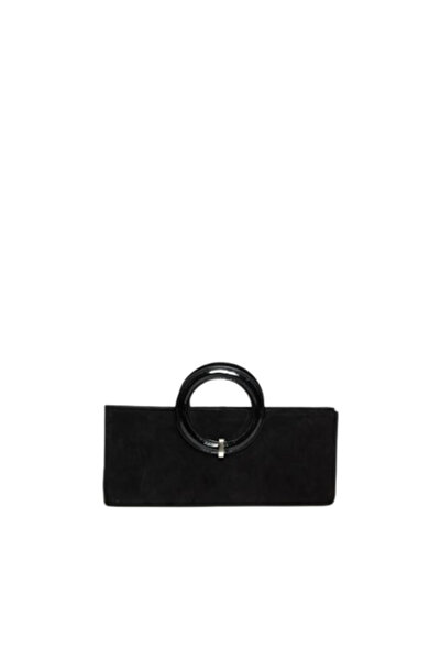 ANNA FELLINI Geanta dama piele, ANNA FELLINI, Nancy, negru, 34x5x15 cm