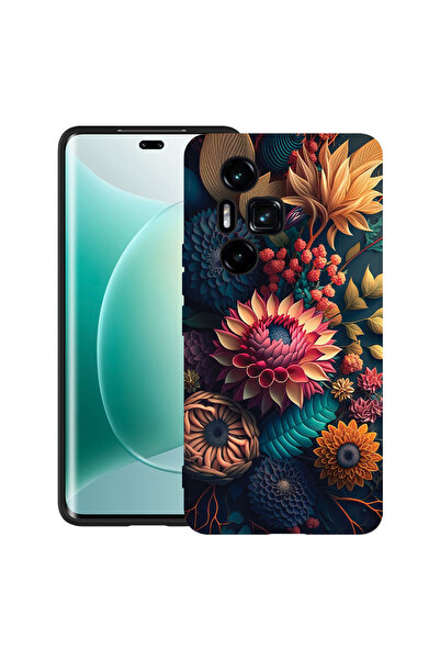 bestcase Carcasă ultra subțire TPU pentru Honor 300 Pro / 300 Ultra, flori co...