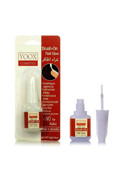 YOOX COSMETICS غراء أظافر شفاف، ثابت جدًا، 10 جرام