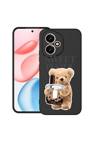 bestcase Carcasă ultra subțire TPU pentru Honor 400, model ursuleț de pluș du...