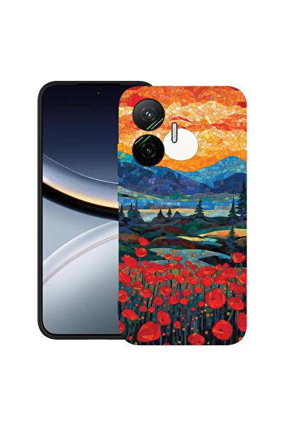 bestcase Carcasă ultra subțire TPU pentru Poco F7, maci în apus de soare, 205...