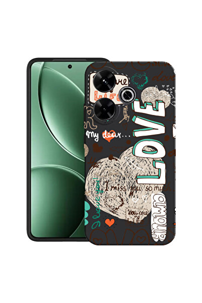 bestcase Carcasă ultra subțire TPU pentru Xiaomi Redmi 13x, Love, 2052011 B 25