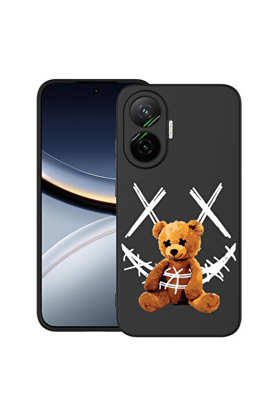 bestcase Carcasă ultra subțire TPU pentru Poco F7, zâmbet de ursuleț de pluș,...