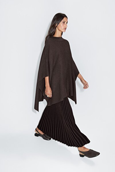 Massimo Dutti Kontrast pilili uzun triko etek