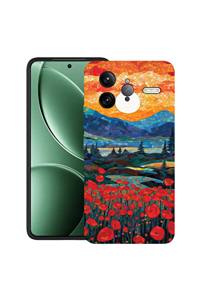 bestcase Carcasă TPU ultra subțire pentru Poco F7 Ultra, maci în apus de soar...