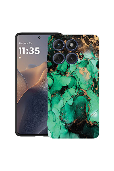 bestcase Θήκη TPU Mat Ultra Slim για Poco X6 5G, Σκούρο Μάρμαρο, 2052020 B 890