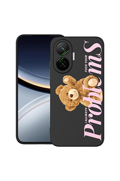 bestcase Carcasă ultra subțire TPU pentru Poco F7, Teddy Bear - Problemele ta...