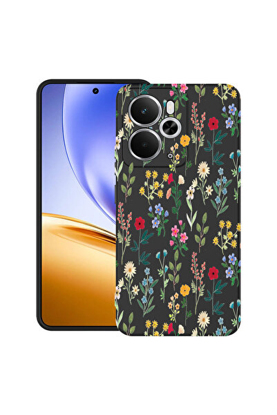 bestcase Carcasă ultra subțire TPU pentru Realme 14 5G, cu design Flori de pr...