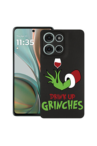 bestcase Θήκη TPU εξαιρετικά λεπτή για Motorola Edge 50, Grinches - Drink Up,...