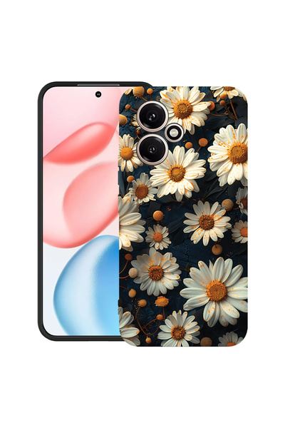 bestcase Carcasă ultra subțire TPU pentru Honor 400, model 3D Daisy, 2060076 ...