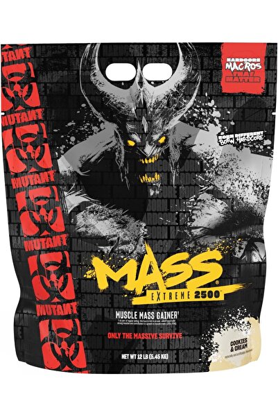 MUTANT مسحوق بروتين مصل اللبن Mass Extreme Gainer، لزيادة حجم العضلات وقوتها ...