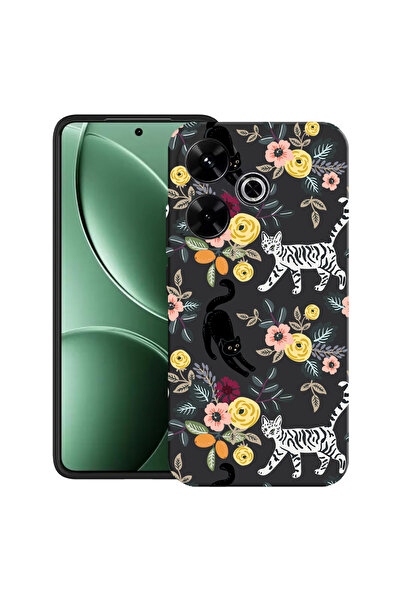 bestcase Carcasă ultra subțire TPU Mat pentru Xiaomi Redmi 13x, model pisică, 2052011 B 1429