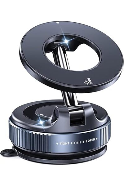 Generic Jkoailiwi Vacuum Magnetic Suction Cup Phone Mount for Magsafe, 360° A...