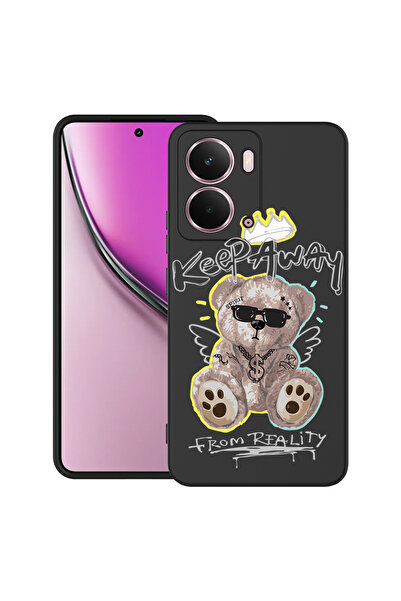 bestcase Carcasă ultra subțire TPU pentru Realme P3, protecție ursuleț de plu...