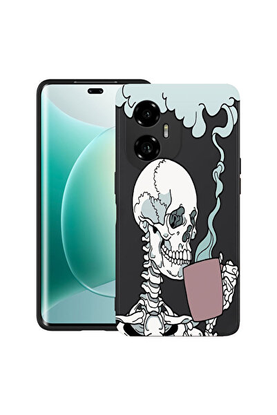 bestcase Carcasă ultra subțire TPU pentru Honor 300, cu craniu, 2052017 B 252