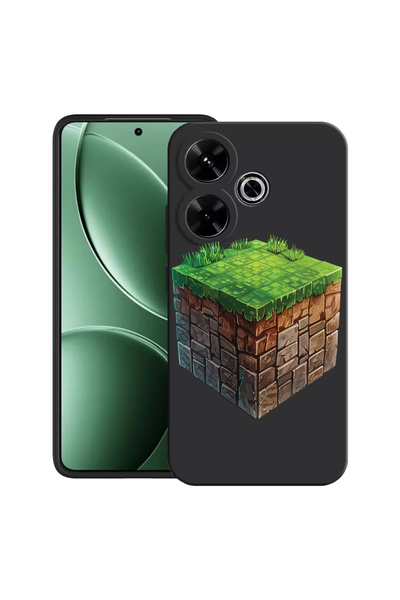 bestcase Carcasă ultra subțire TPU pentru Xiaomi Redmi 13x, Minecraft World, ...